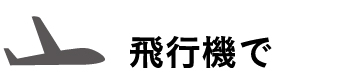 飛行機で