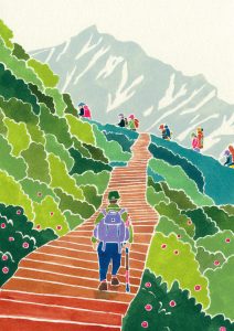 Climbing Mt. Daisen – so many ways to have fun!