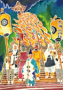 A Sacred River of Flames – The Torch Parade